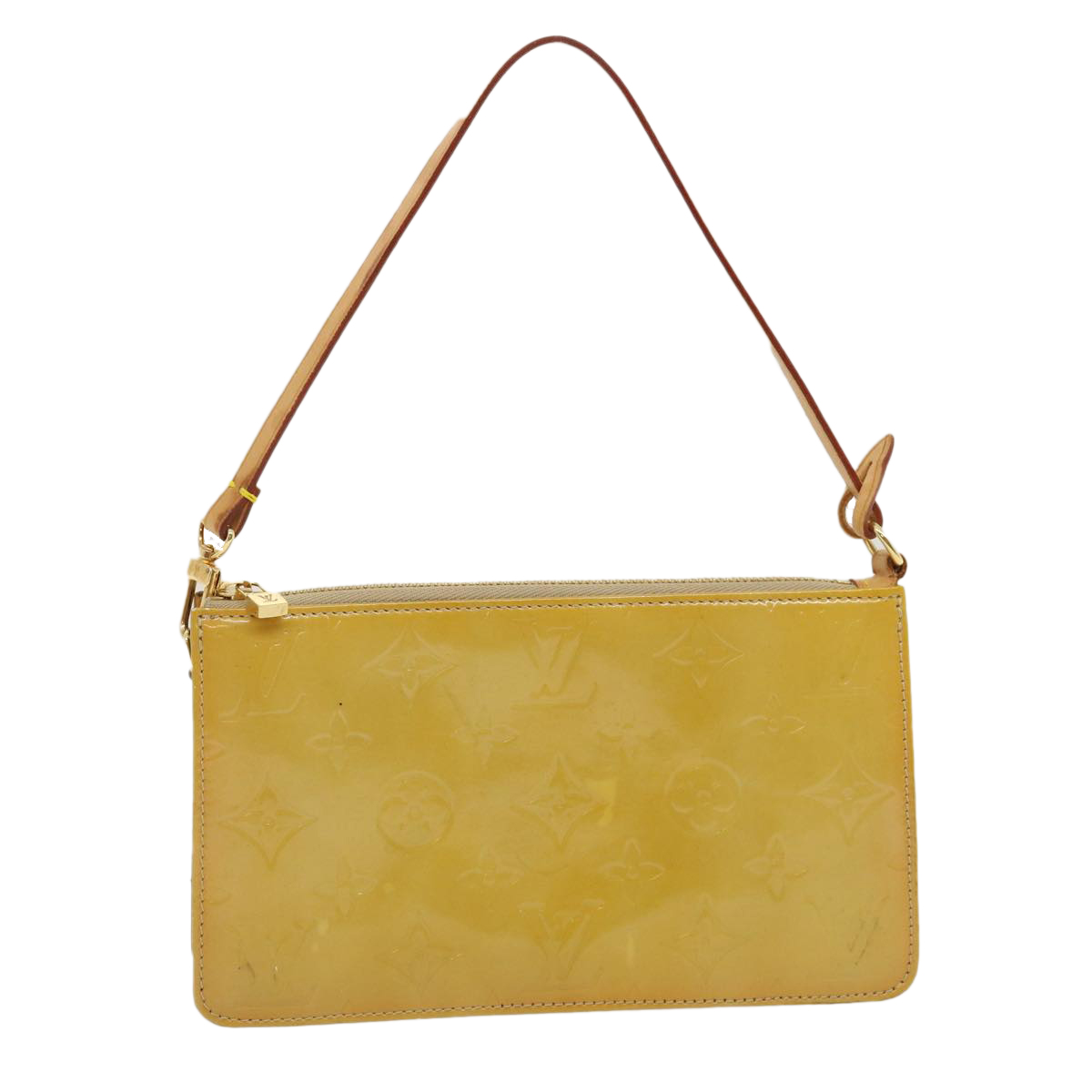 Louis Vuitton Monogram Vernis Lexington Pouch Beige 91010 Lv Auth Am2359g